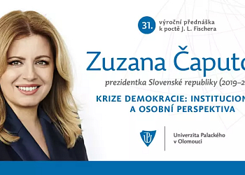 Zuzana Čaputová: Krize demokracie – institucionální a osobní perspektiva