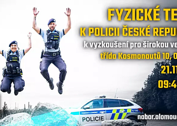 Fyzické testy k Policii České republiky k vyzkoušení pro širokou veřejnost
