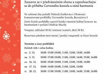 Adventní prohlídky Červeného kostela