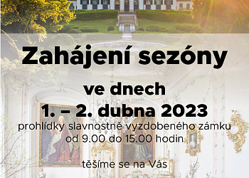 Zahájení sezóny na zámku Náměšť na Hané