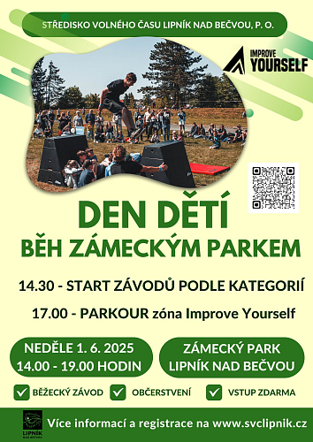 DEN DĚTÍ – BĚH ZÁMECKÝM PARKEM