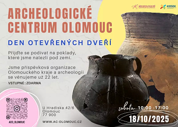 Den otevřených dveří v Archeologickém centru Olomouc