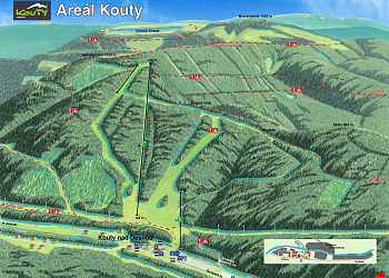 Areal Kouty- das Gebirgszentrum für  Sport und Touristik