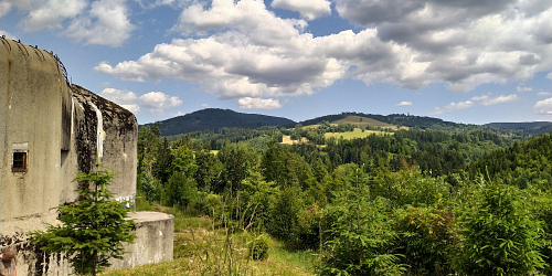 Grenzbefestigung in der Nähe Staré Město