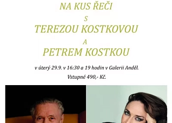 Na kus řeči s Terezou Kostkovou a Petrem Kostkou