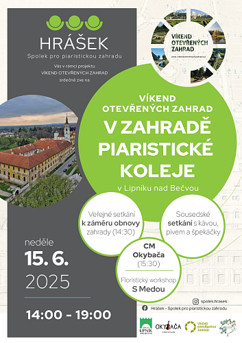 VÍKEND OTEVŘENÝCH ZAHRAD