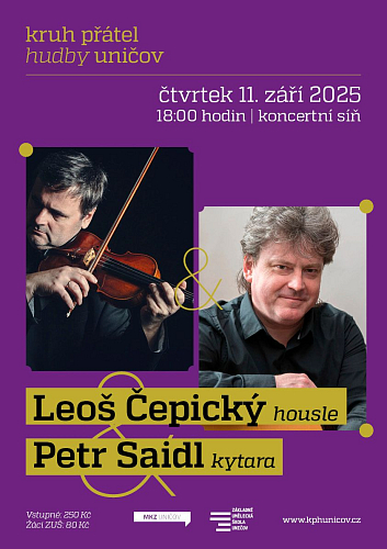 Leoš Čepický housle a Petr Saidl kytara - změna termínu