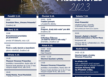 Týden Vincenze Priessnitze 2023