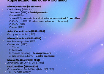 Lichtzwang 2026: MAREK KEPRT - KLAVÍRNÍ RECITÁL TALES, MEMORIES, VISIONS