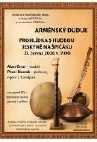 PROHLÍDKA JESKYNĚ NA ŠPIČÁKU S HUDBOU