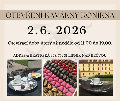 OTEVŘENÍ KAVÁRNY