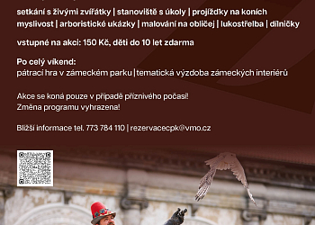 Podzim na zámku v Čechách pod Kosířem