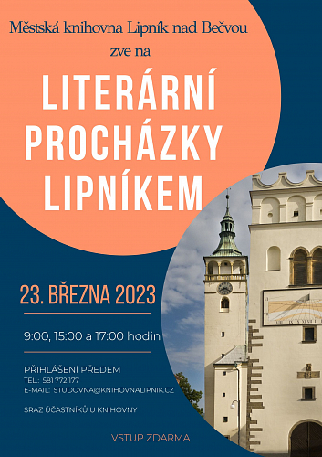 LITERÁRNÍ PROCHÁZKY LIPNÍKEM