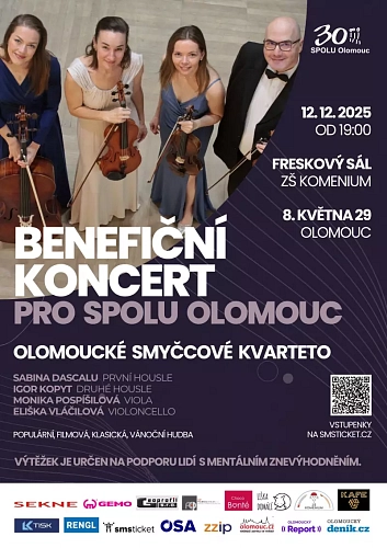 Benefiční koncert pro SPOLU Olomouc