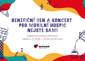Benefiční den a koncert pro mobilní hospic Nejste sami