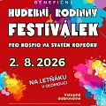 Hudební rodinný FESTIVÁLEK na Letňáku