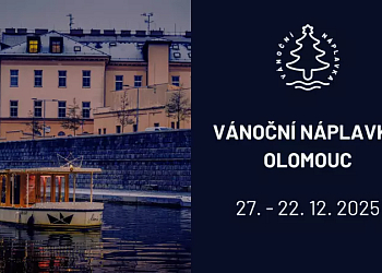 Vánoční náplavka: trhy Olomouc