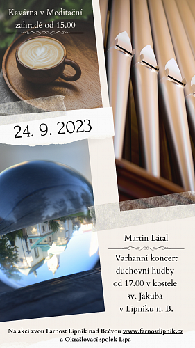 KAVÁRNA V MEDITAČNÍ ZAHRADĚ
