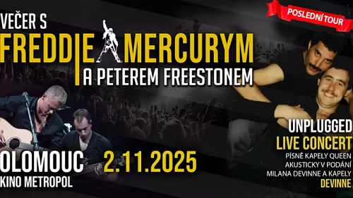 Večer s Freddie Mercurym a Peterem Freestonem