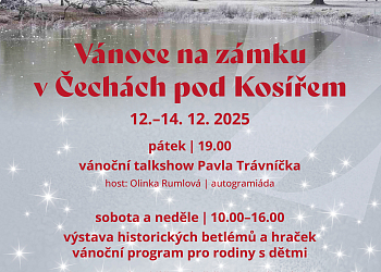 Vánoce na zámku v Čechách pod Kosířem