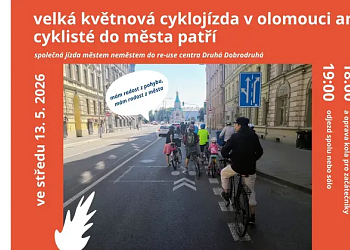 Velká květnová cyklojízda v Olomouci aneb Cyklisté do města patří