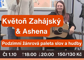 Květoň Zahájský & Ashena - Podzimní žánrová paleta slov a hudby