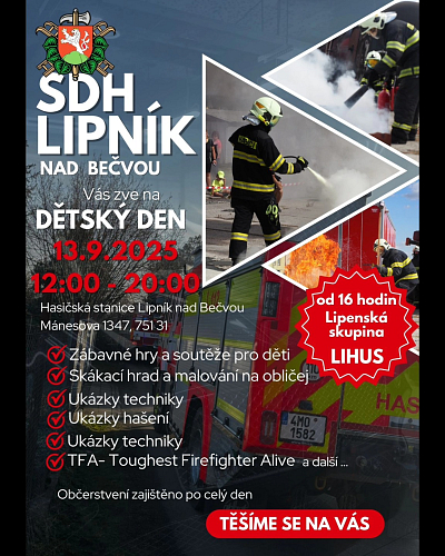DĚTSKÝ DEN S HASIČI