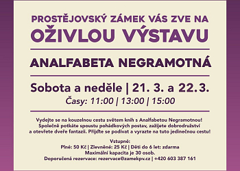 Oživlá výstava Analfabeta Negramotná