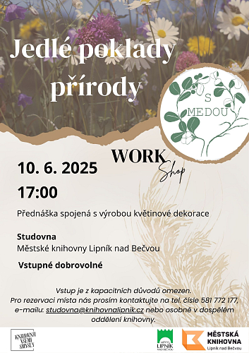 KNIHOVNA VŠEMI SMYSLY – KVĚTINOVÝ WORKSHOP