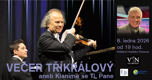 Večer tříkrálový - koncert Václava Hudečka