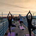 Pilates na střeše + Drink