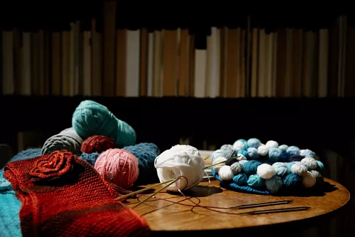 Odpoledne s pletením