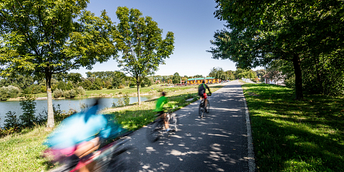 The Bečva cycle path