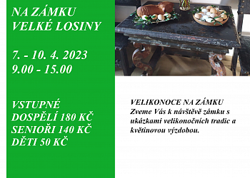 Velikonoce na zámku ve Velkých Losinách