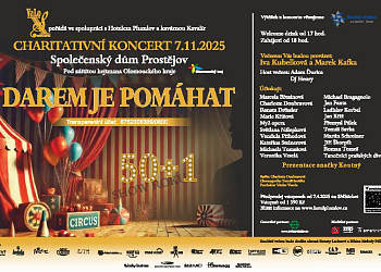 Darem je pomáhat  - charitativní koncert v Prostějově