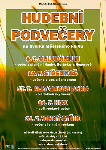 HUDEBNÍ PODVEČERY NA DVORKU – KELT GRASS BAND