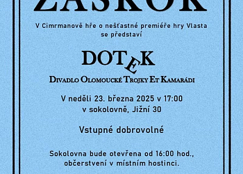 Divadelní představení hry Záskok