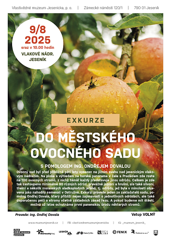 Exkurze do ovocného sadu Jeseník