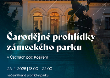 Čarodějné prohlídky zámeckého parku