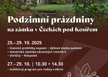 Podzimní prázdniny na zámku