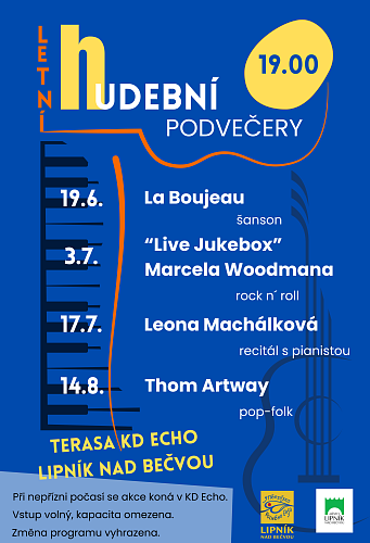 LETNÍ HUDEBNÍ PODVEČERY: LA BOUJEAU