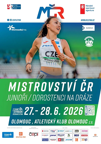 MČR junioři / dorostence na dráze