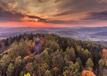 Vyhlídkový vrch Háj - rozhledna