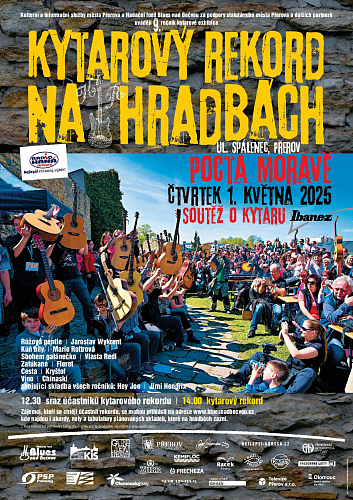 Kytarový rekord na hradbách