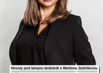 Hovory pod lampou tentokrát s Martinou Zedníkovou